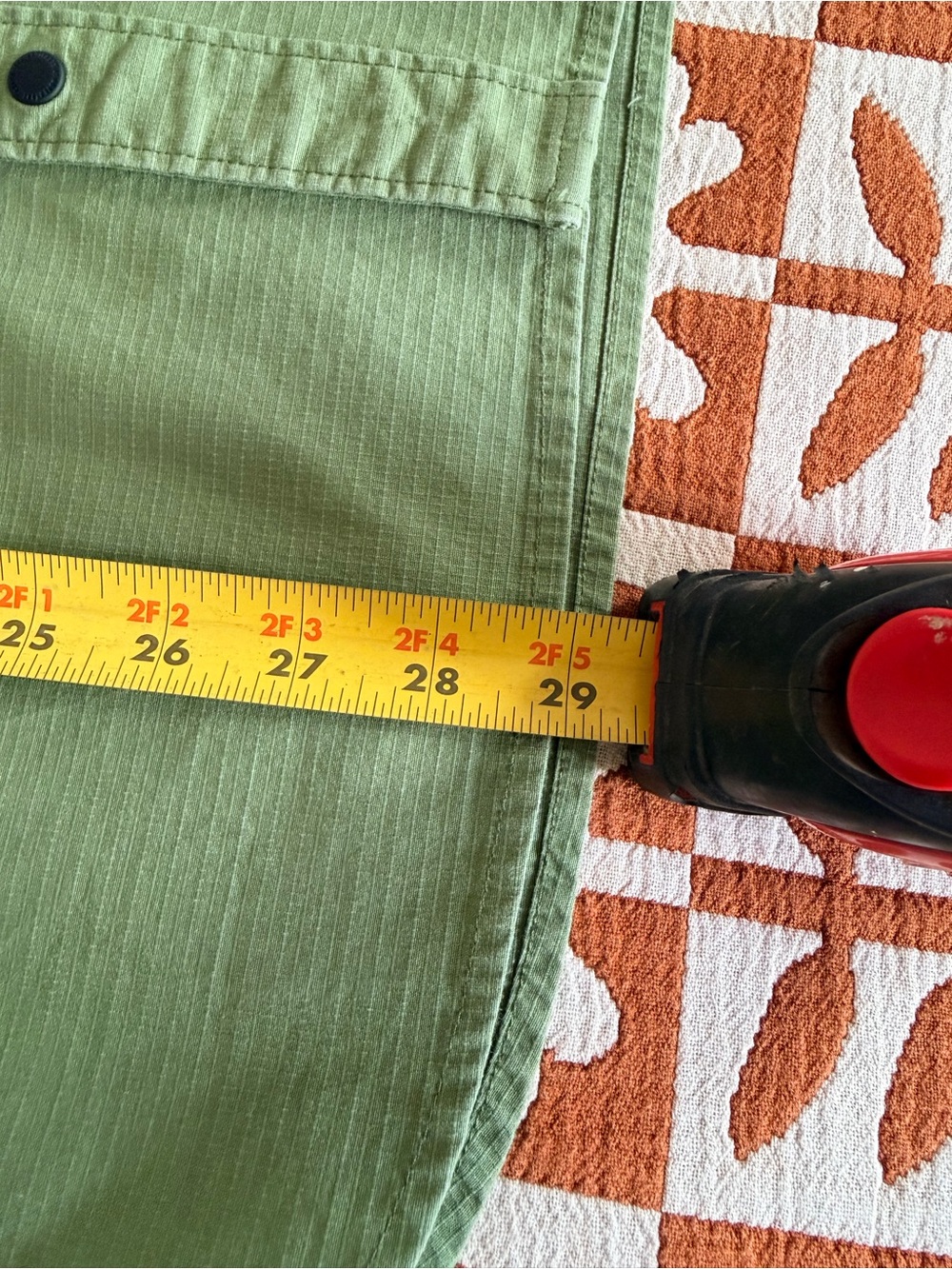Roark Olive Green Long-Sleeve Button-Up Work Shirt - Picture 8 of 9